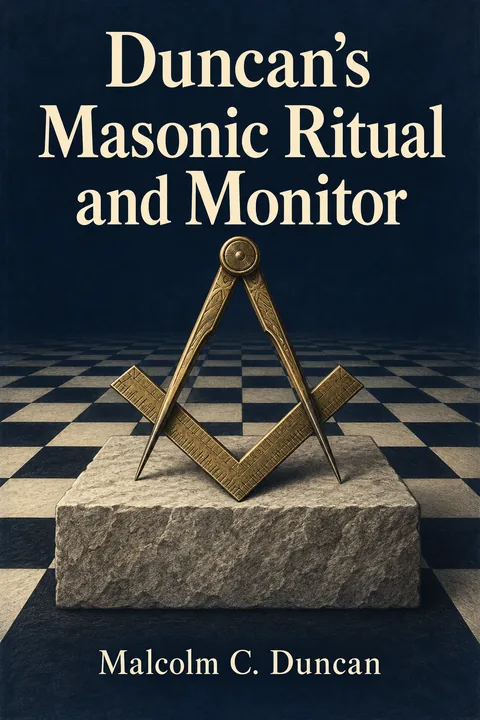 Duncan’s Masonic Ritual and Monitor cover
